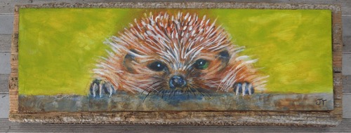 Prickly Feelings (Hedgehog)

 8" x 3" x 2"